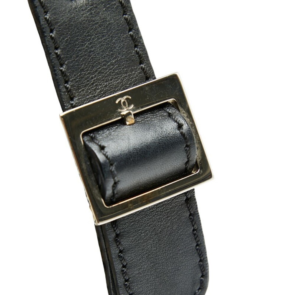 CHANEL Black Leather Love Shoulder Bag - Picture 14 of 16